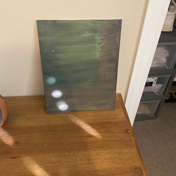 Other - Abstract Green and Gray Art Piece